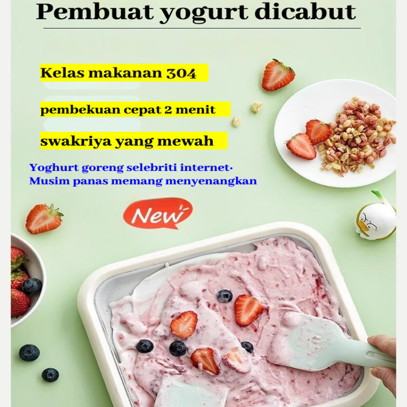 Mesin Es Goreng Mini Anak-anak Rumah Tangga /Mesin Yogurt Goreng Buatan Rumah Tangga /Mesin Es Goren