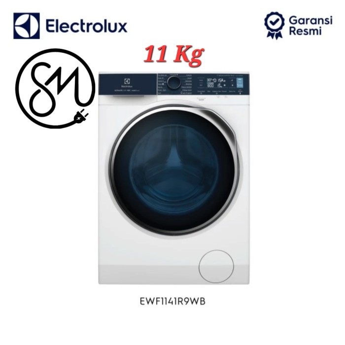 Mesin cuci Electrolux EWF1141R9WB 11 Kg Front Loading EWF 1141 R9WB