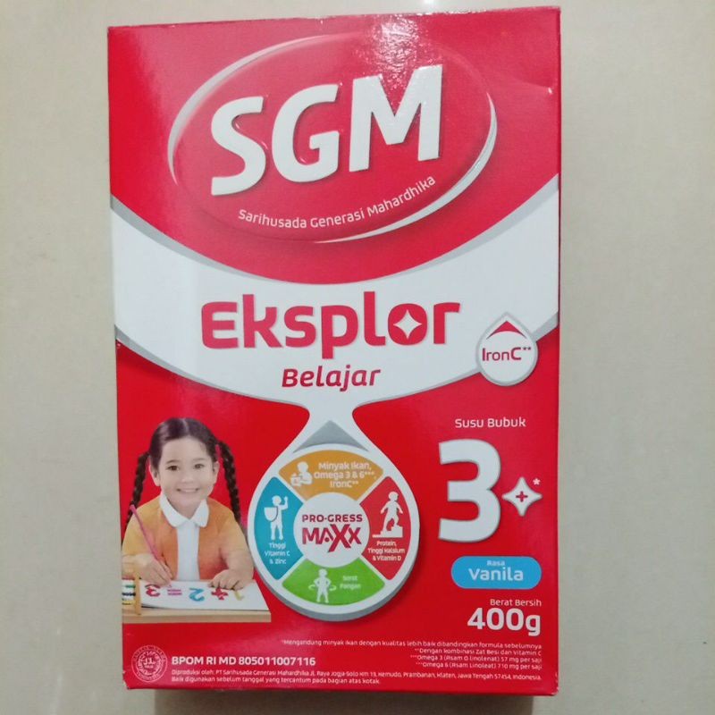 

SGM Eksplor 3+ (3-5 Tahun) 400 Gram