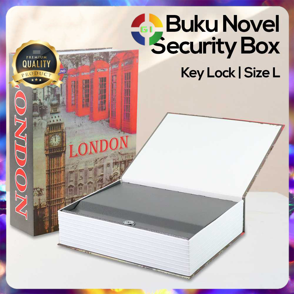 (GI) Kotak Brankas Buku Novel Safety Box Size L