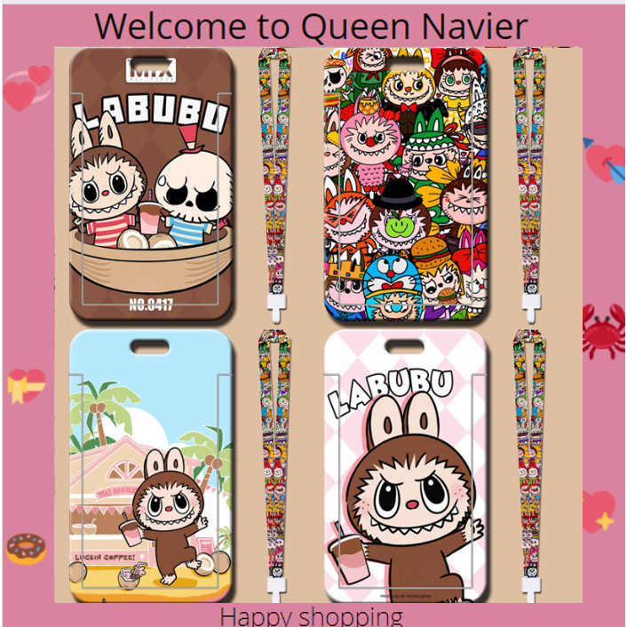 

HFM - Gantungan Kartu nama ID Card Holder Labubu lucu