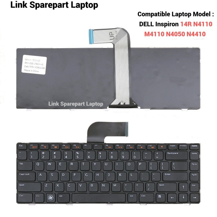 Keyboard DELL Inspiron 14R N4110 M4110 N4050 N4410