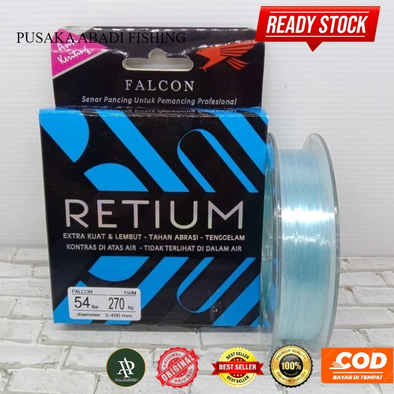 SENAR FALCON RETIUM 150 METER SENAR PANCING NILON GALATAMA GALAPUNG