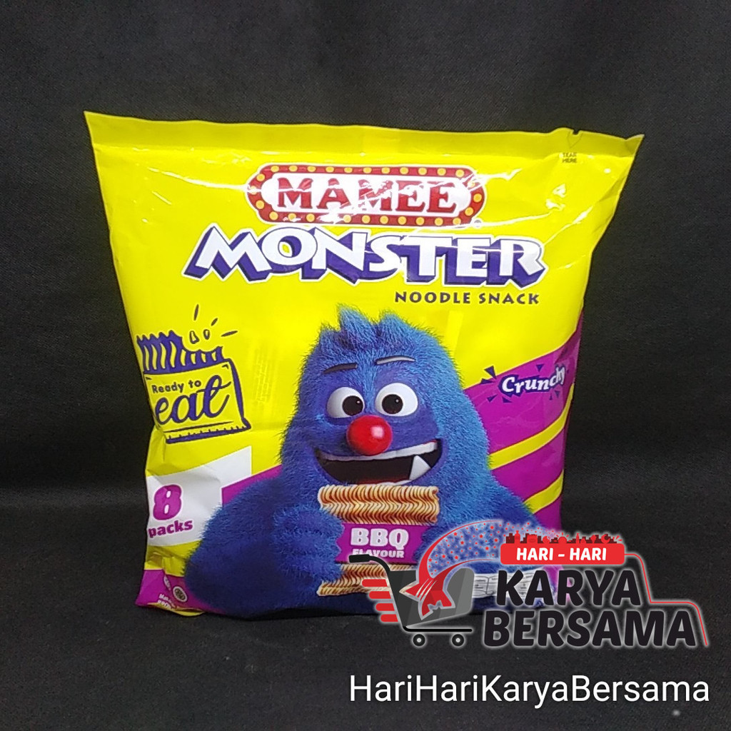 

SNACK MAMEE MONSTER NOODLE SNACK BBQ FLAVOUR 8'S X 25GR