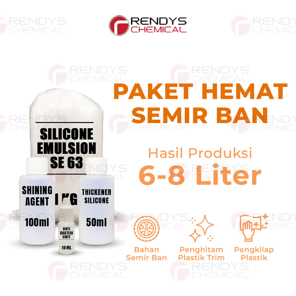 Paket Hemat DIY Semir Ban (Semir Ban SE 63, THK, Shining Agent, CMIT)