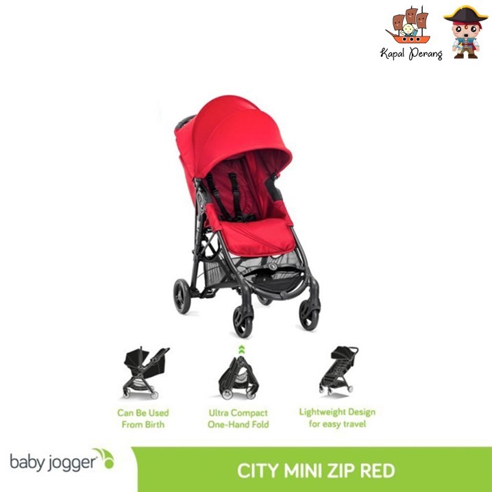 Baby Jogger Stroller City Mini Zip - Red