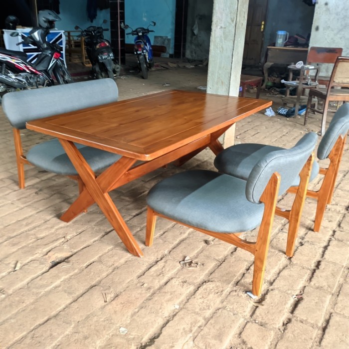 meja makan custom sofa | Mebel Jepara
