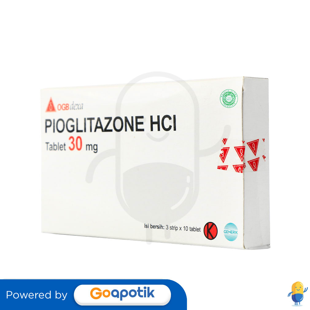 Pioglitazone Ogb Dexa Medica 30 Mg Box 30 Tablet