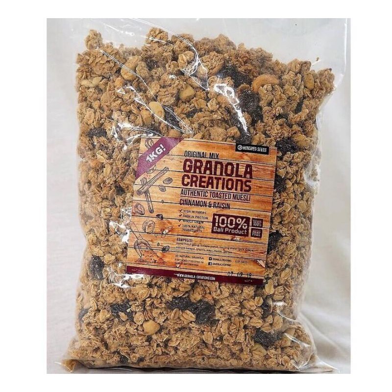 

Granola Creations Cinnamon and Raisin 1 kg