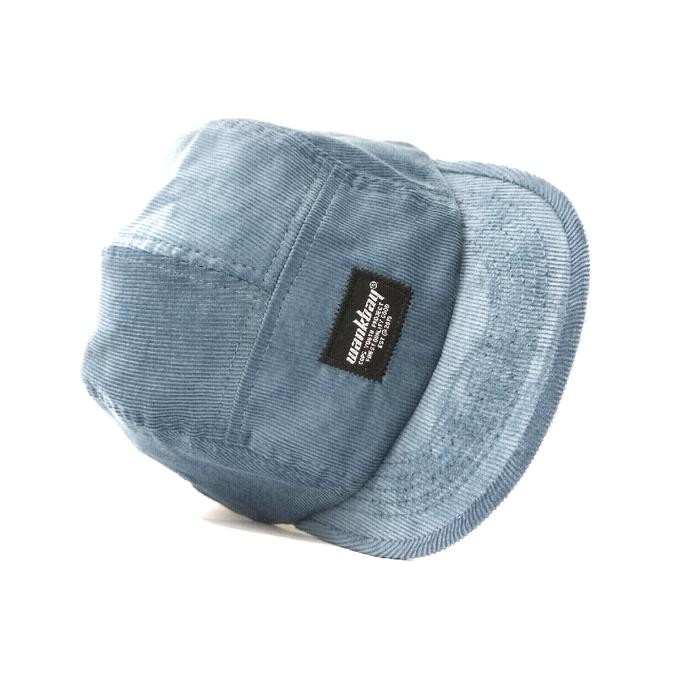 5panel short cap/visor pendek corduroy wankbay topi distro original Dewasa Pria - 5p wnby  Blue Danu