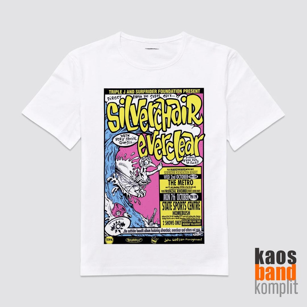 KAOS BAND SILVERCHAIR X EVERCLEAR – WHITE