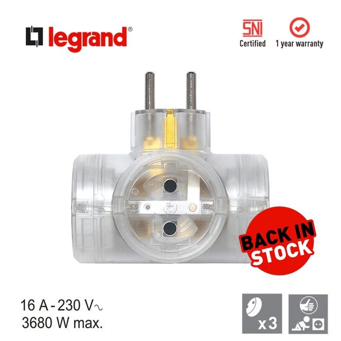 Legrand Steker T - 16A - Transparan
