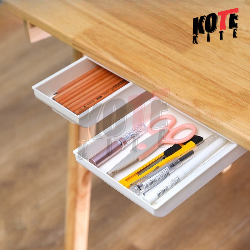 Laci Mini Laci Portable Meja Belajar Lipat Laci Laci Susun Kantor Laci Tersembunyi Meja Nakas Lace M