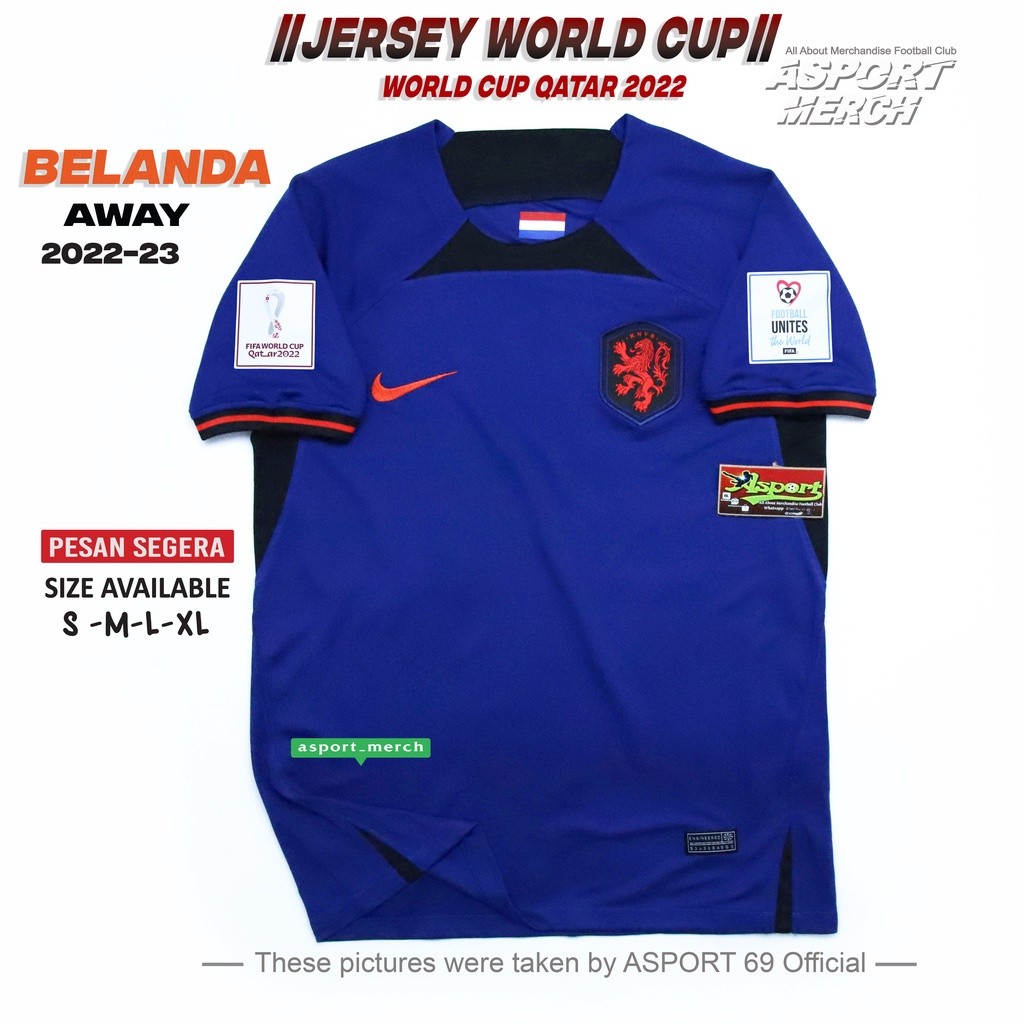 ASPORT BELANDA AWAY WORLDCUP  2022 2023   NETHERLANDS