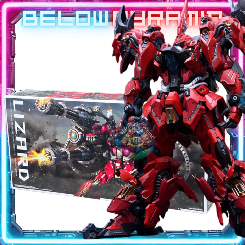 Lizard In Era+ RMD 1/100 Model Kit | Real Minutia Designs Infinite Dimension x Supernova MG Plamo Pl