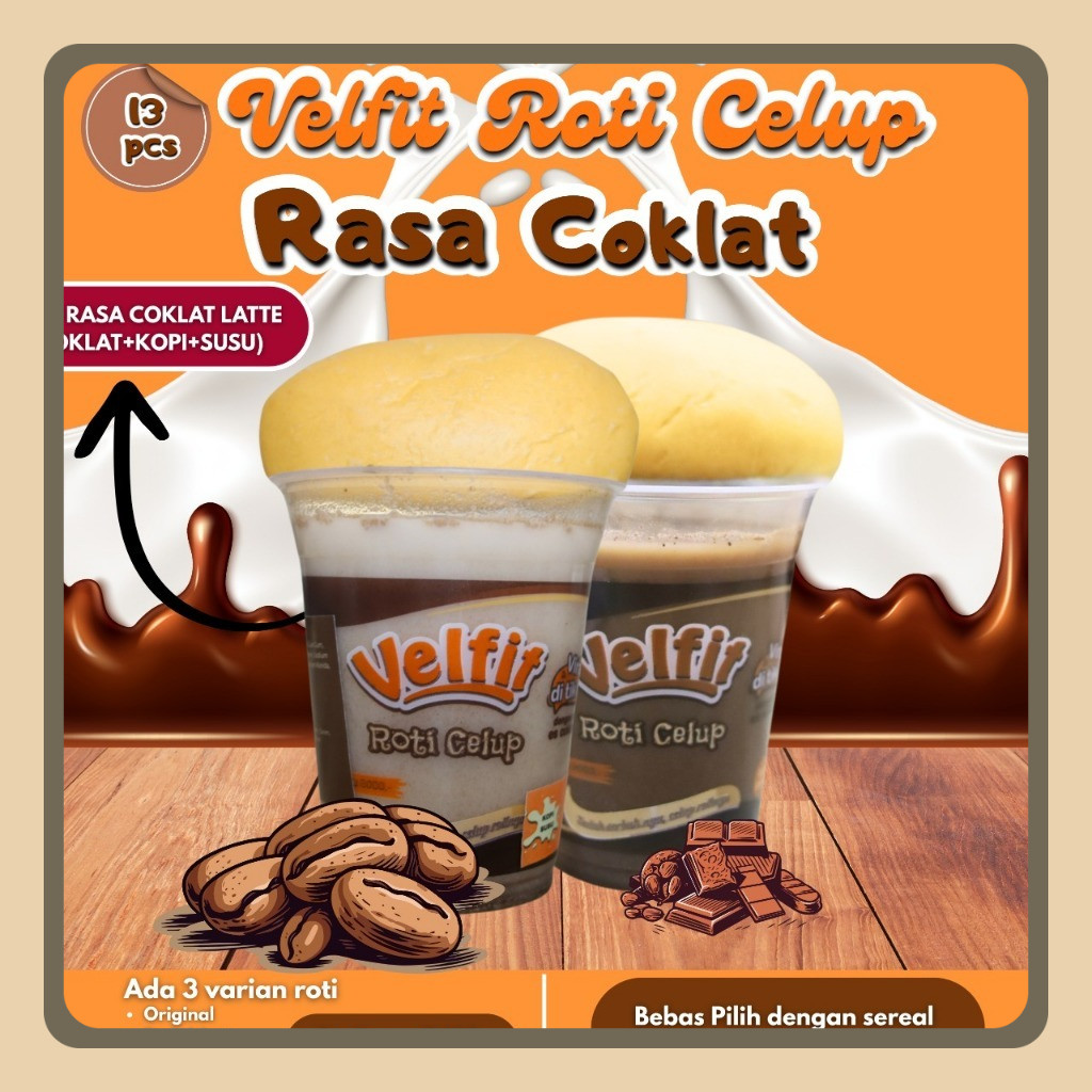

13 CUP VELFIT RASA COKLAT UNTUK SARAPAN SEHAT DIRUMAH
