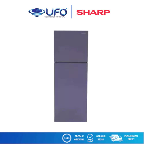 Sharp Kulkas 2 Pintu 256 Liter Lemari Es SJ326XGMR/S SJ326XGCP