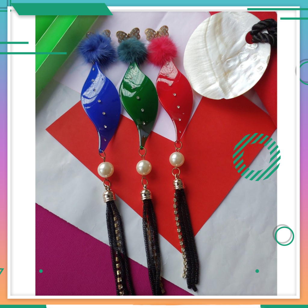 Bros Dagu Hijab Premium - Pilihan Panjang untuk Gaya Juntai/Jurai