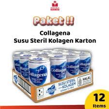 

SUSU STERIL KOLAGEN COLLAGENA 1 KARTON ISI 12 MINUMAN KECANTIKAN KESEHATAN WANITA