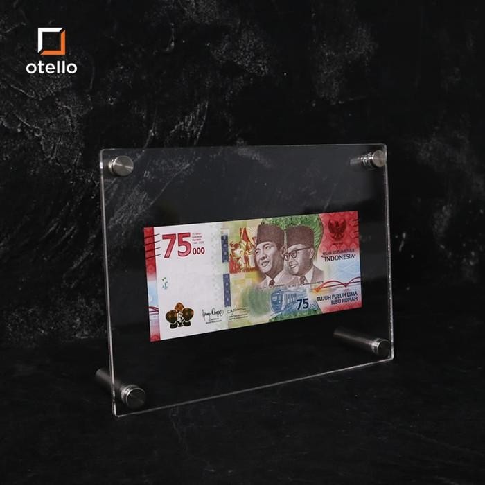 

Frame Uang Akrilik | Stand Pajangan Uang Kertas | Display Uang Kertas - 20 x 15 cm