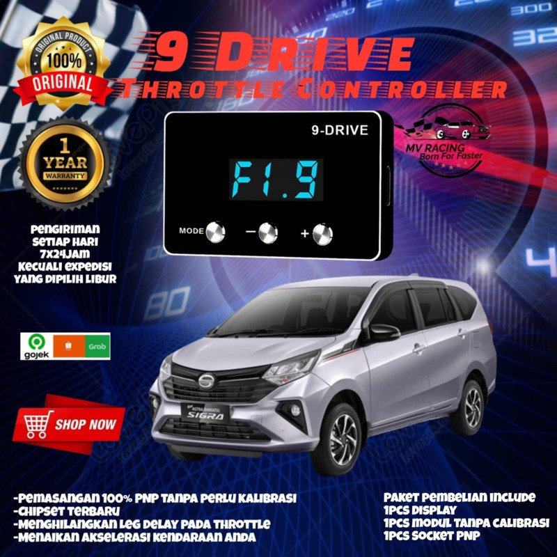 Original 9 Drive Throttle Controller DAIHATSU SIGRA 9Drive Piggyback Remap Ecu