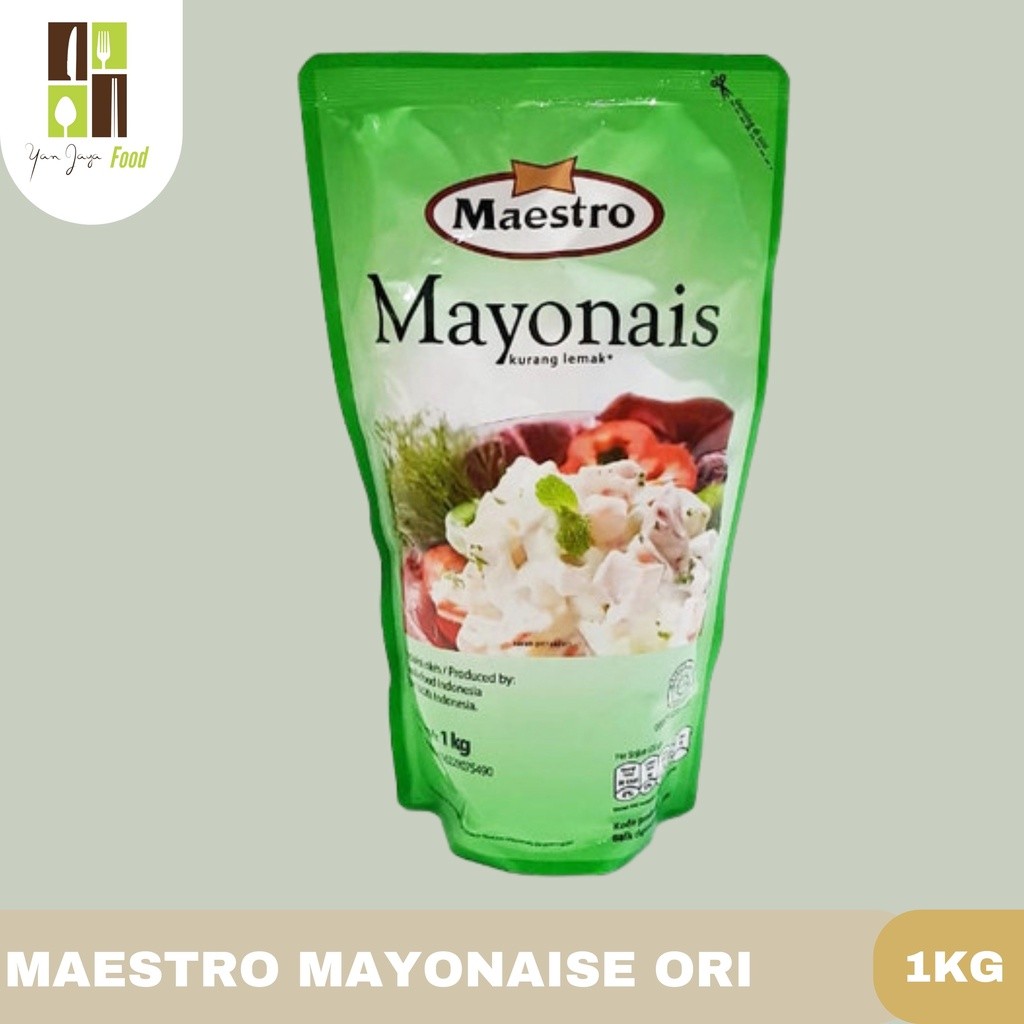 

Maestro Mayonais/Mayonnaise Kurang Lemak 1 Kg