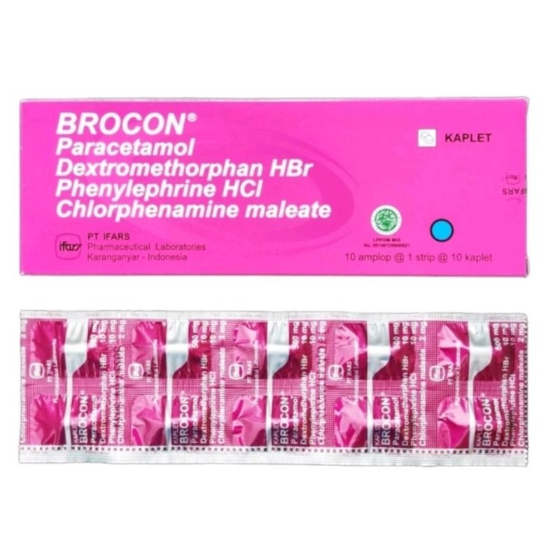 Brocon perstrip isi 10 tablet.