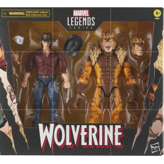 Marvel Legends Logan vs. Sabretooth