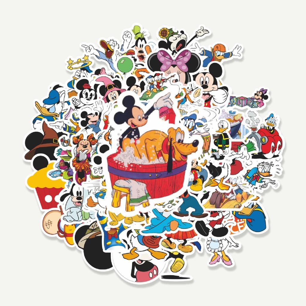 

Sticker Pack Stiker Kartun Disney Mickey Mouse & Donald Duck 2 | Sticker TUMBLR | Stiker LAPTOP KOPER HELM