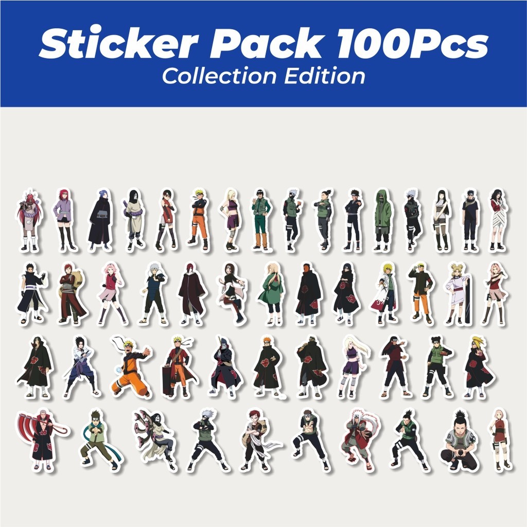 

Hot Stiker Anime Naruto Lucu Anti Air Stikers Berperekat Waterproof Sticker Decal Buat Motor Helm Buku Journal Koper Casing HP Laptop Botol Minum