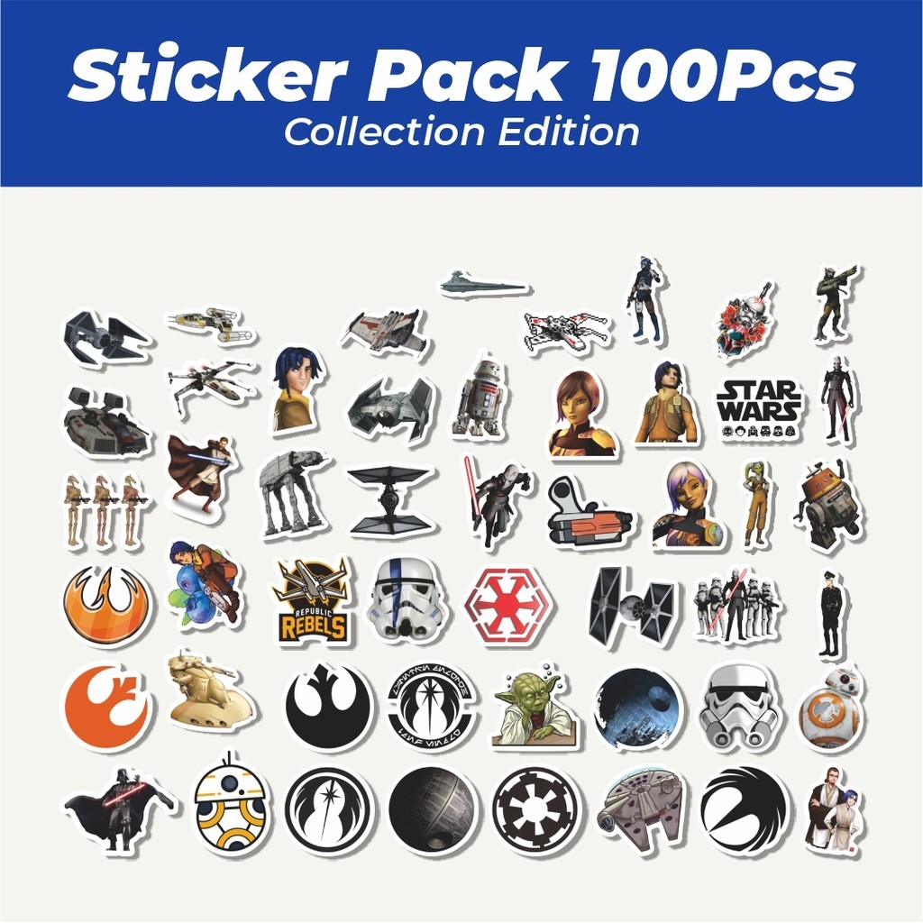 

Hot Stiker Kartun Star Wars Rebels Lucu Anti Air Stikers Berperekat Waterproof Sticker Decal Buat Motor Helm Buku Journal Koper Casing HP Laptop Botol Minum