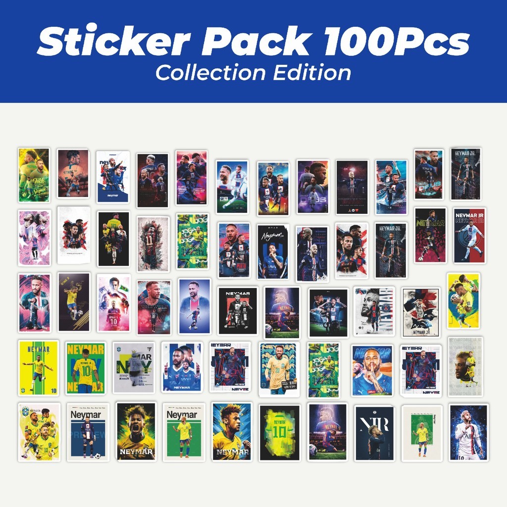 

Hot Stiker Neymar JR Lucu Anti Air Stikers Berperekat Waterproof Sticker Decal Buat Motor Helm Buku Journal Koper Casing HP Laptop Botol Minum
