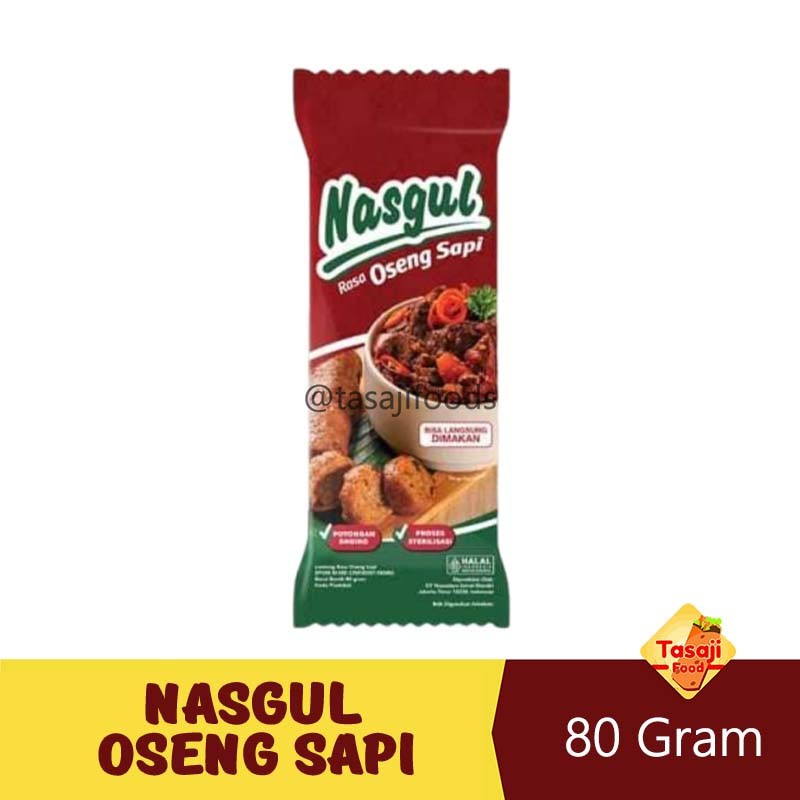 

NASGUL Oseng Sapi 80gr Nasi Gulung Grosir