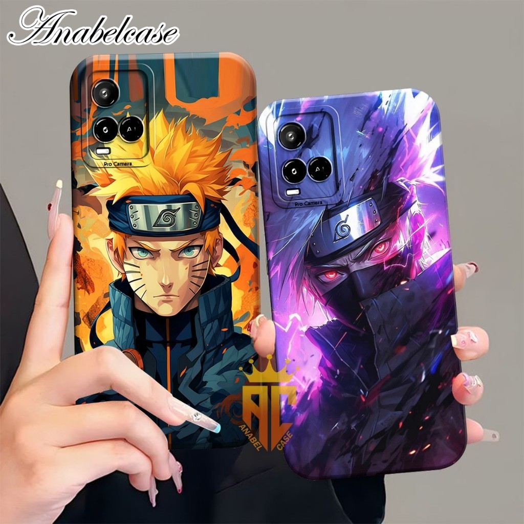 Softcase VIVO Y21 Y21A Y21S Y22 Y22S Y35 Y33 Y33S Y21T Y33T. Fashion Case Terbaru Motif Naruto Shipp