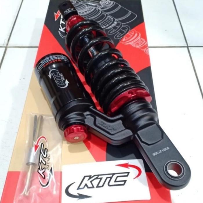 SHOCK KTC EXTREME BLACK EDITION MIO BEAT VARIO SCOPY XEON FINO GENIO - HITAM LIS MERAH, 325 MM