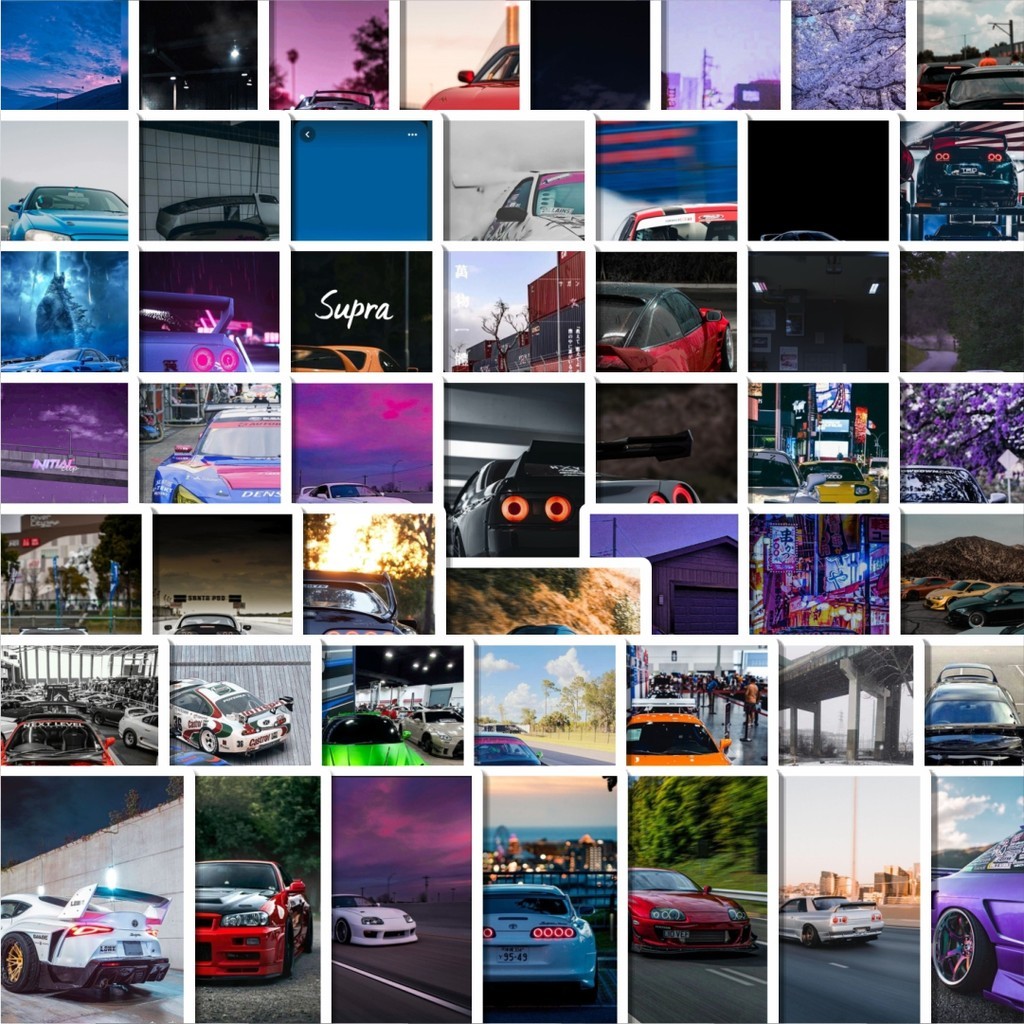 

Stiker Cutting Pack Stiker Poster Sport Car [Mobil Balap] Isi 100Pcs Series Aesthetic Lucu Keren Untuk Koper Bahan Vynil