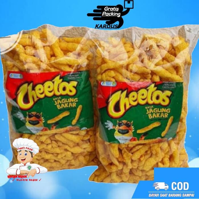 

[1Kg] Cheetos Jagung Bakar BBQ dan Balado - BISA COD / TERLARIS TEMAN NGEMIL / TES TWIST CORN | makanan ringan Snack Cemilan - JAGUNG BAKAR BBQ, 1Kg PROMO !