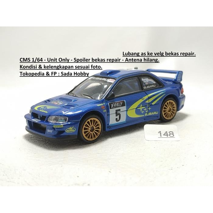 IP3... CMS 1/64 Subaru Impreza WRC 1999 Tour de Corse No 5 R Burns Unit Only Minus 2ND