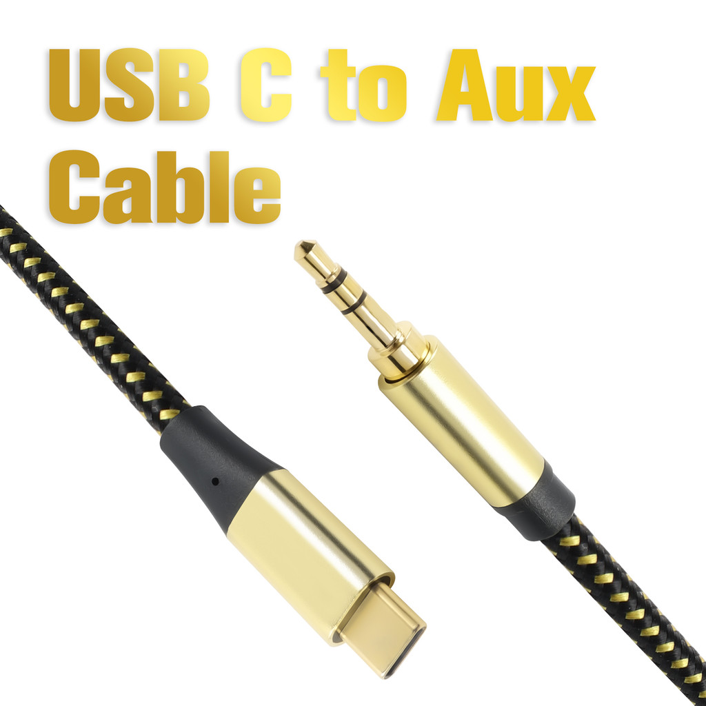 USB C to 3.5mm audio jack cable type c to aux cable DAC  ip Cord Car Speaker Headphone Adapter for S