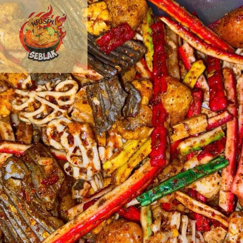 

Seblak krispi SEBLAK KERING Campur Mix 1 Kg Sebring Pedas Daun Jeruk