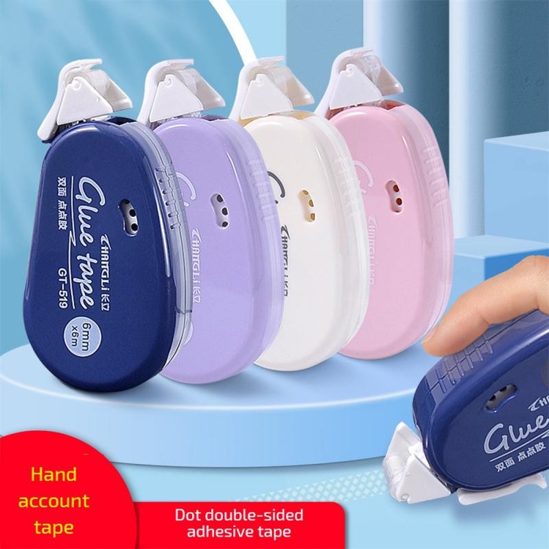 

2/1Pcs 6m*6mm Double Sided Adhesive Dots Glue Tape DIY Scrapbooking Collage Photo Album School Stationery Supplies Roller Tape