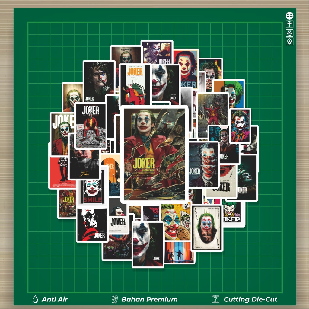 

HOT 50 PCS STIKER Stiker Poster Joker Stiker Fashion Cars Decal Dingin Kartu Album Custom Vinyl Anti Air- Sticker Aesthetic Buku Journal Koper Casing HP Tablet Laptop Helm Motor Botol Minum
