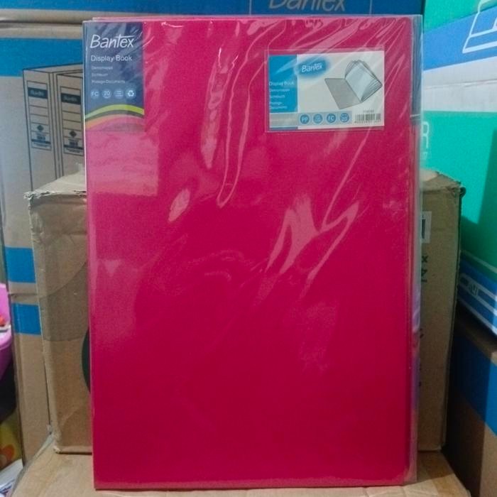 

display book bantex folio/ clear holder 20 pockets 3183 - lime