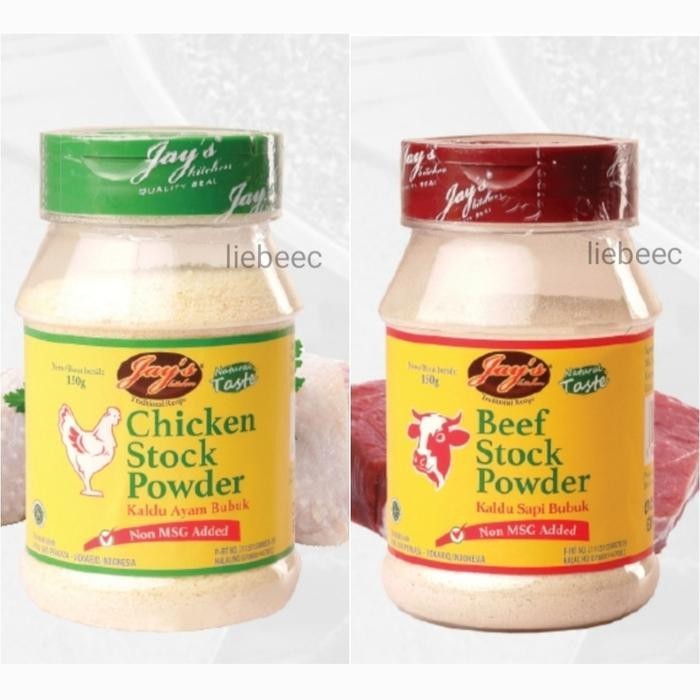 

[PROMO EXP TERBARU] Jay's Chicken Stock Powder / Jays Beef Stock Powder/ Bubuk Kaldu - Chicken Stock Bergaransi Terlaris