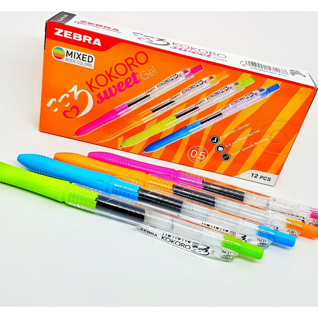 

(Per 12) Pulpen Gel / Pen Gel Zebra Kokoro Sweet GelCO