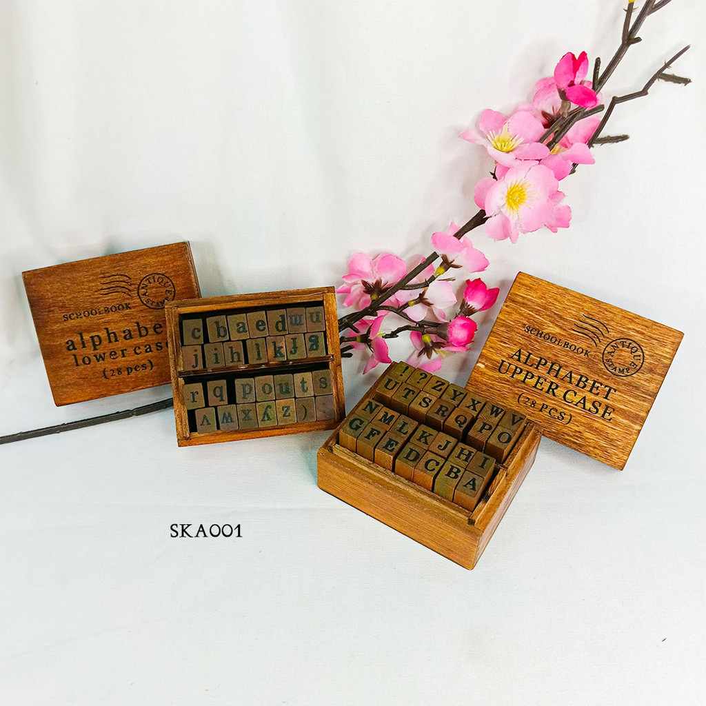 

Perlengkapan Journaling Stempel Huruf Modern SKA001