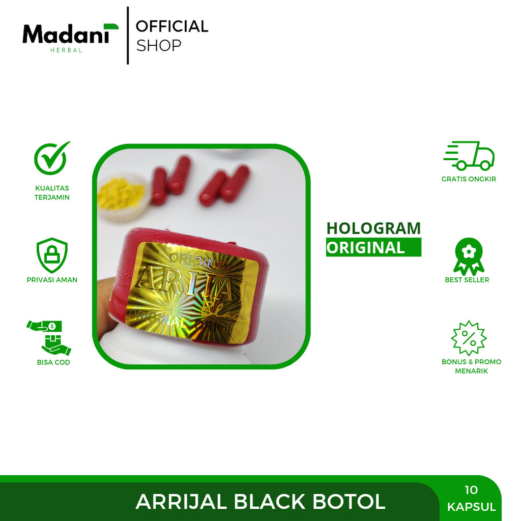Jamu Tradisional Ar-rijal Black Botol By HerbalStore_natural