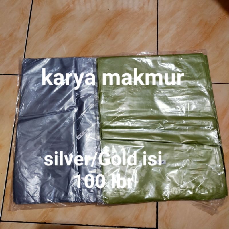HD packing silver uk 30x40 Plastik silver kantong bungkus paket