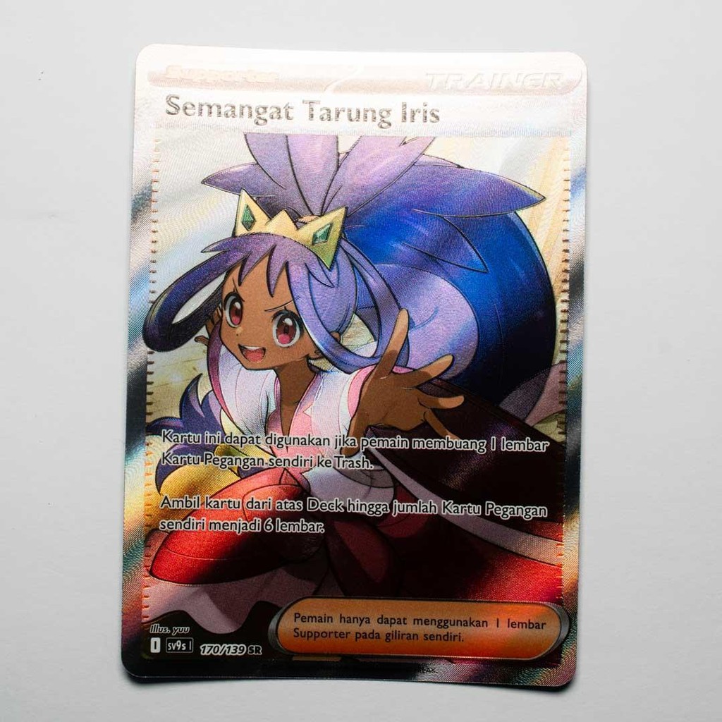 Semangat Tarung Iris SR 170/139 SV9s Ikatan Takdir Kartu Pokemon TCG Original Indonesia
