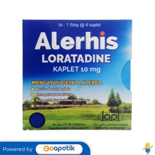 Alerhis 10 Mg Strip 4 Kaplet